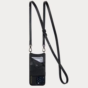 Bandolier Emma pebbled leather Crossbody and Classic Pouch.